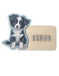 Placa Acuarela Perro