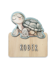 Placa Acuarela Tortuga