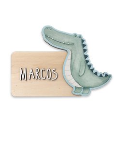 Placa Safari Cocodrilo