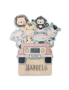 Placa Safari Coche 