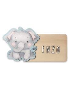 Placa Safari Elefante