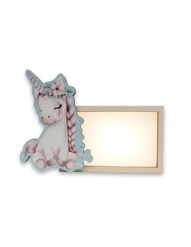 Lámpara Acuarela Unicornio