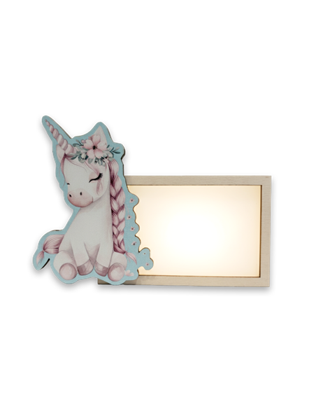 Lámpara Acuarela Unicornio