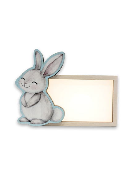 Lámpara Acuarela Conejo