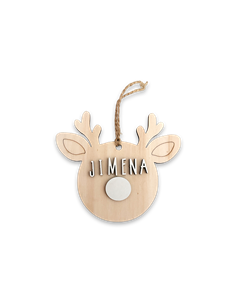Deco Navidad Reno en Madera