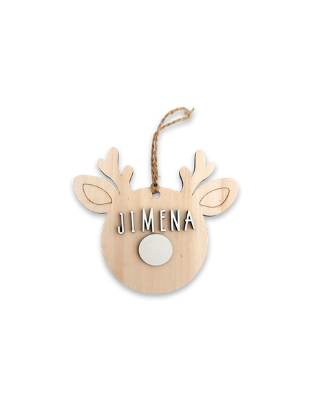 Deco Navidad Reno en Madera