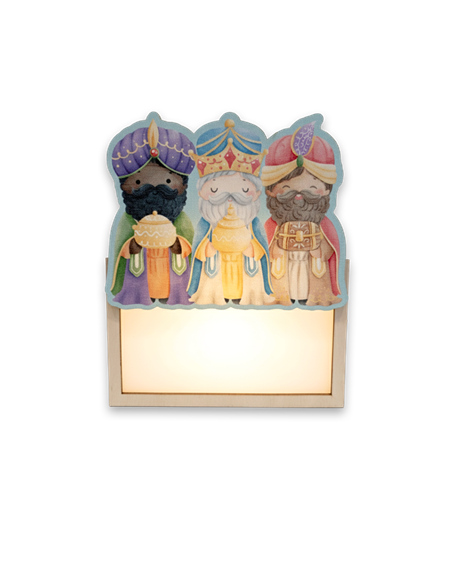 Lámpara Navidad Reyes Magos