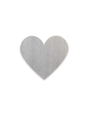 Placa Corazón en Madera