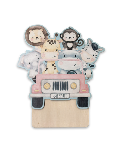 Placa Safari Coche 