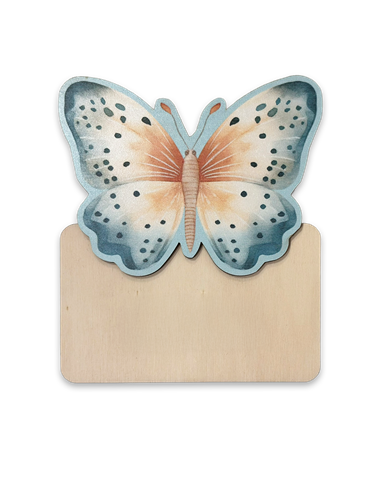 Placa Acuarela Mariposa