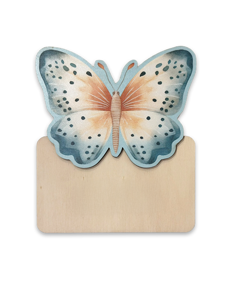 Placa Acuarela Mariposa