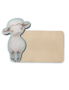 Placa Acuarela Oveja