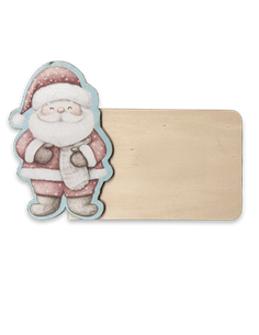 Placa Navidad Santa Claus