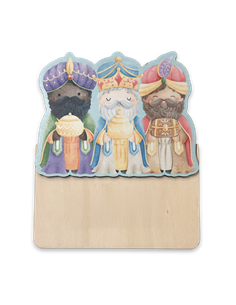 Placa Navidad Reyes Magos
