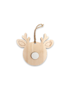 Deco Navidad Reno en Madera