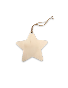 Deco Navidad Estrella en Madera