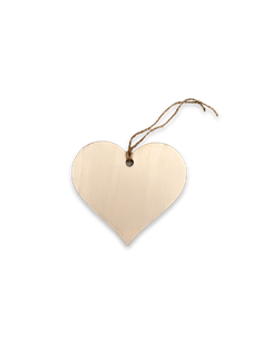 Deco Navidad Corazón en Madera