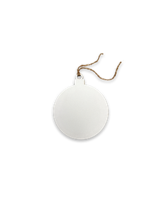 Deco Navidad Bola en Blanco