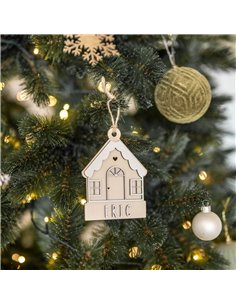 Deco Navidad Casita en Madera 2