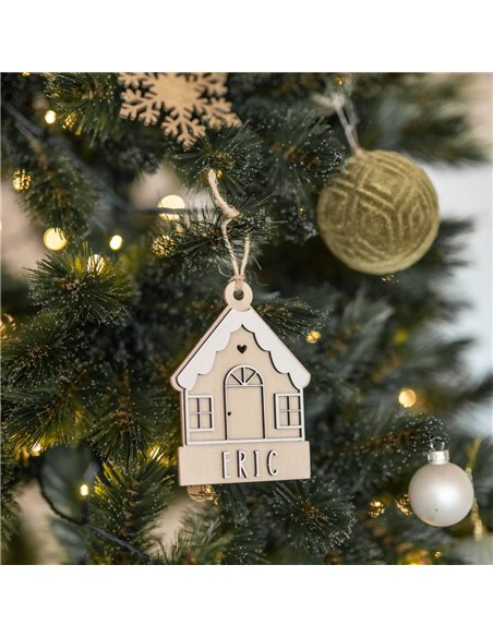 Deco Navidad Casita en Madera