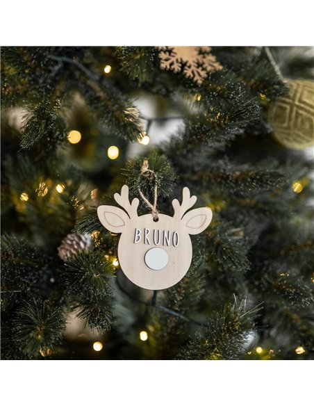 Deco Navidad Reno en Madera