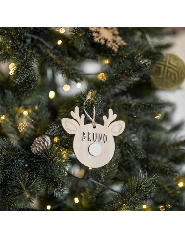 Deco Navidad Reno en Madera