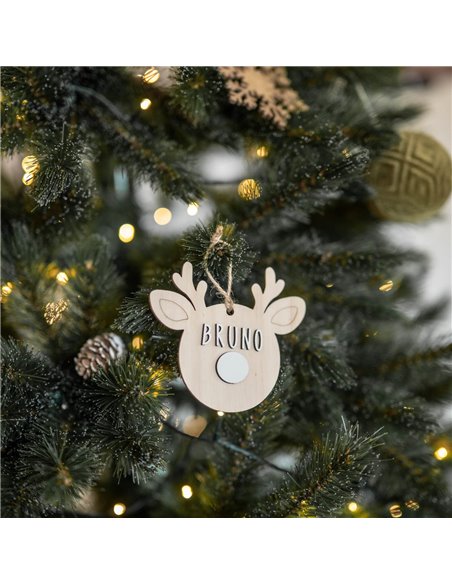 Deco Navidad Reno en Madera