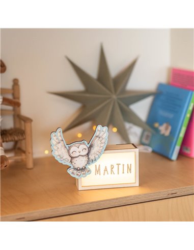 Lámpara Acuarela Buho