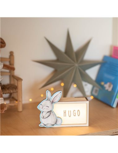 Lámpara Acuarela Conejo