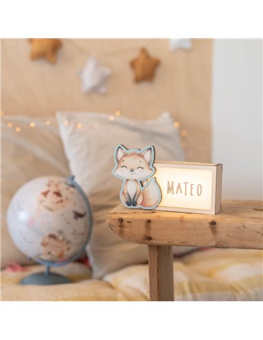 Lámpara Acuarela Zorro