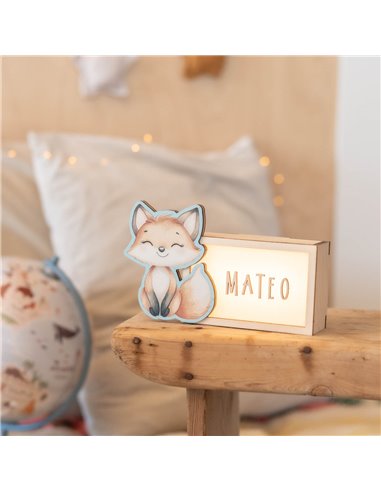 Lámpara Acuarela Zorro