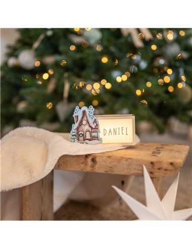 Lámpara Navidad Casita