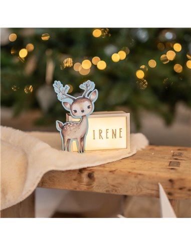 Lámpara Navidad Ciervo