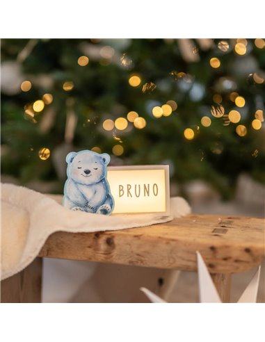 Lámpara Navidad Oso