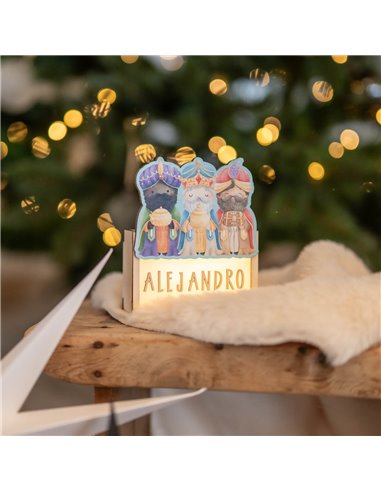 Lámpara Navidad Reyes Magos