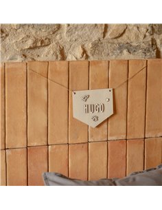 Placa Banderola en Madera 2