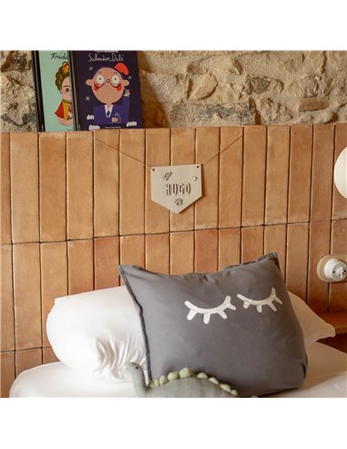 Placa Banderola en Madera