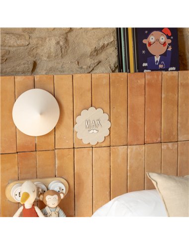 Placa Festoneada en Madera