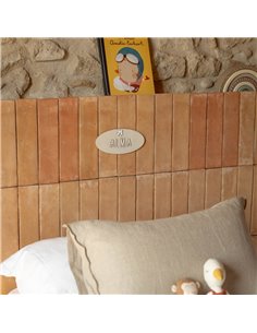 Placa Ovalada en Madera 2