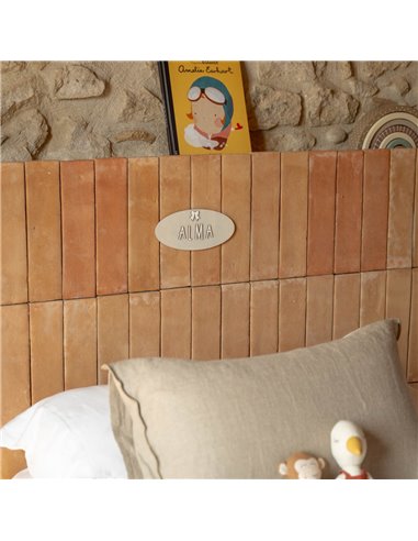 Placa Ovalada en Madera