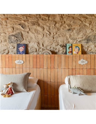 Placa Ovalada en Madera