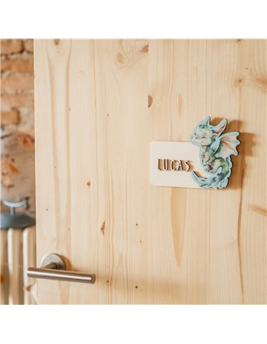 Placa Acuarela Dragon