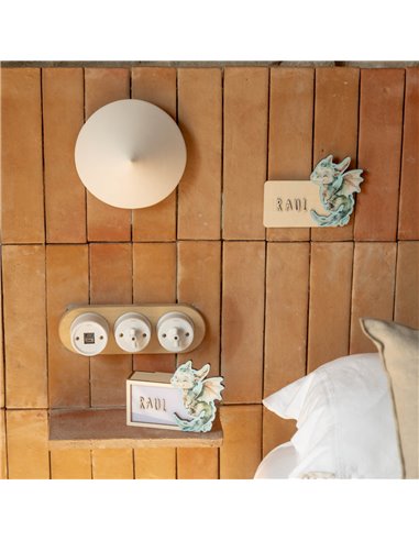 Placa Acuarela Dragon