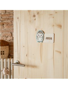 Placa Acuarela Erizo 2