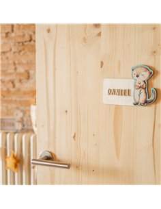 Placa Acuarela Nutria 2