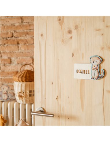 Placa Acuarela Nutria