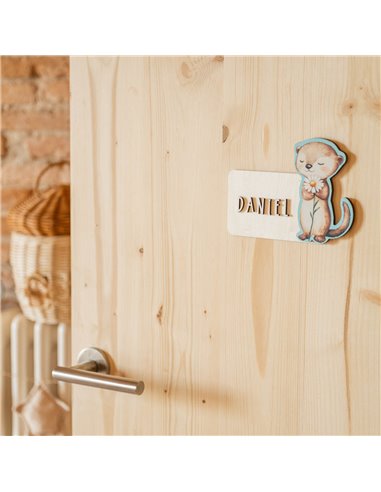 Placa Acuarela Nutria