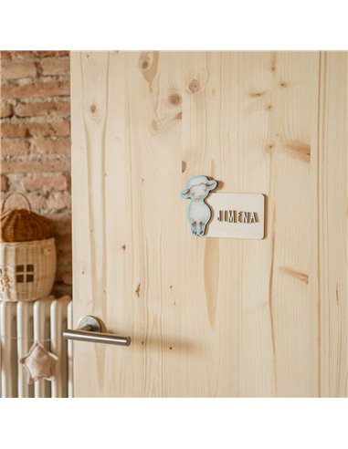 Placa Acuarela Oveja