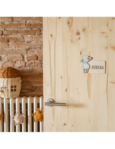 Placa Acuarela Oveja