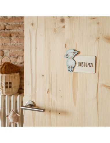 Placa Acuarela Oveja